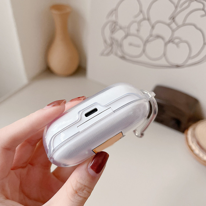 Husă cu desene animate pentru huawei freebuds SE Husă model astronaut/floare Husă transparentă pentru căști din silicon TPU