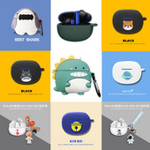 Realme Buds Air 3 futrālim, 3D jauka karikatūras raksta silikona Bluetooth austiņu vāciņš Realme Buds Air 3 ar atslēgu piekariņu Fundas