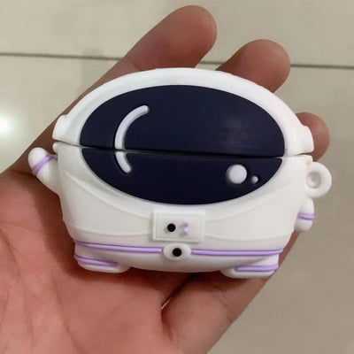 Realme Buds Air 3 futrālim, 3D jauka karikatūras raksta silikona Bluetooth austiņu vāciņš Realme Buds Air 3 ar atslēgu piekariņu Fundas