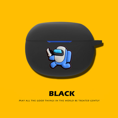 Realme Buds Air 3 futrālim, 3D jauka karikatūras raksta silikona Bluetooth austiņu vāciņš Realme Buds Air 3 ar atslēgu piekariņu Fundas