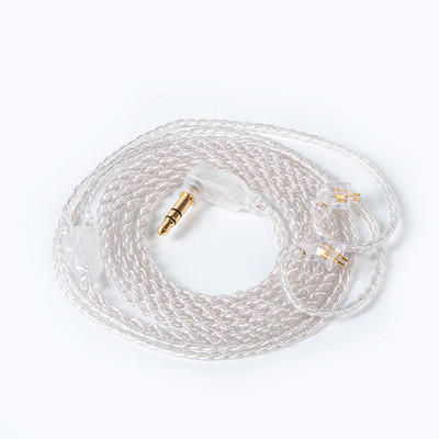 KBEAR atsvaidzinošs 4Core 4N sudrabots jaunināts austiņu kabelis MMCX/2PIN/QDC/TFZ austiņas TRI I3 Pro KZ ZST ZSN austiņām