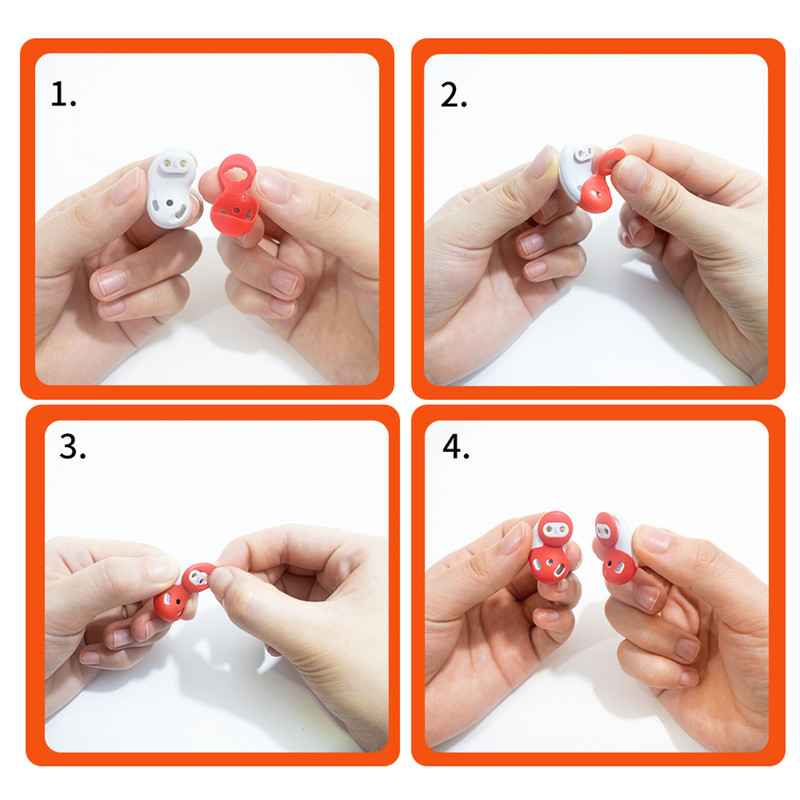 8 pár Galaxy Buds Live Ear Tips Szilikon Adapter Fülszárny Csere fülhallgató SamsungGalaxy Buds Live Tartozékokhoz