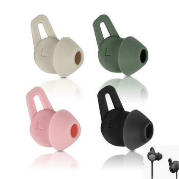 6 τεμάχια σιλικόνης Ear Bud Ear Tips Αντικατάσταση για Huawei Freelace pro Wire Earphones Earbuds Earpads Eartips Ear Gels