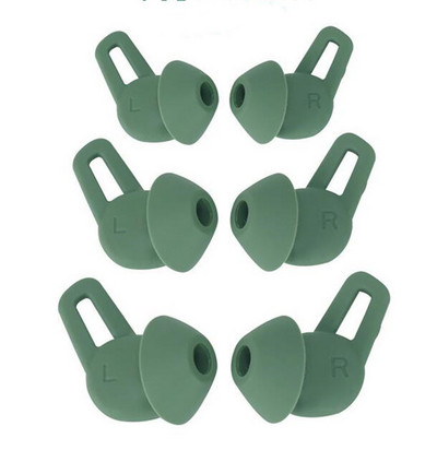 6 τεμάχια σιλικόνης Ear Bud Ear Tips Αντικατάσταση για Huawei Freelace pro Wire Earphones Earbuds Earpads Eartips Ear Gels