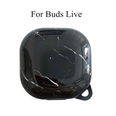 Márvány mintás tok Samsung Galaxy Buds Plus Live kemény PC-tokhoz Galaxy Buds Plus tok ütésálló Védőburkolat