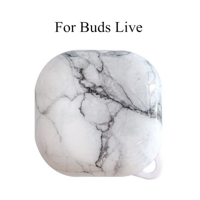 Márvány mintás tok Samsung Galaxy Buds Plus Live kemény PC-tokhoz Galaxy Buds Plus tok ütésálló Védőburkolat