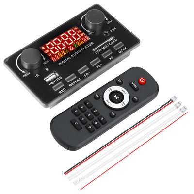 MP3 WMA декодер Платка Безжичен Bluetooth 5.0 7V-25V Декодер Автомобилен MP3 плейър USB модул за запис FM AUX Радио за високоговорител Handsfree