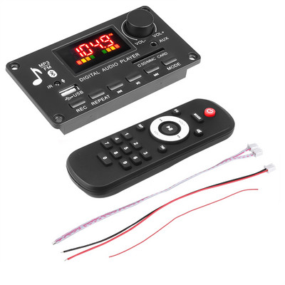 MP3 WMA Decoder Board Wireless Bluetooth 5.0 7V-25V Decoder Car MP3 Player USB Record Module FM AUX Radio for Speaker Handsfree
