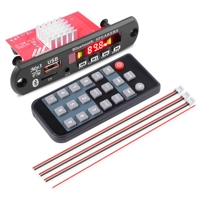 MP3 WMA Decoder Board Wireless Bluetooth 5.0 7V-25V Decoder Car MP3 Player USB Record Module FM AUX Radio for Speaker Handsfree