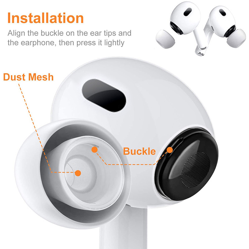 Za Apple Airpods Pro 2 Originalni silikonski štapići za uši Zamjenske slušalice Savjeti Za Airpods Pro savjeti Slušalice Dodaci za čepiće za uši
