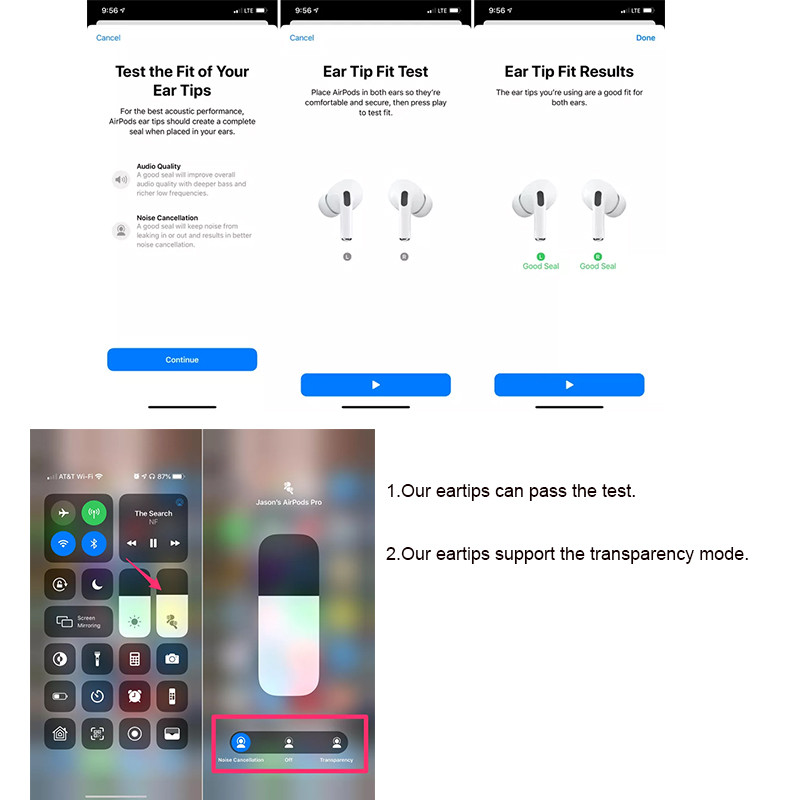 Za Apple Airpods Pro 2 Originalni silikonski štapići za uši Zamjenske slušalice Savjeti Za Airpods Pro savjeti Slušalice Dodaci za čepiće za uši