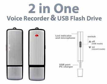 USB флаш устройство Цифров аудио запис на глас писалка 16gb U-диск Професионален диктофон USB рекордер Конферентен мини рекордер