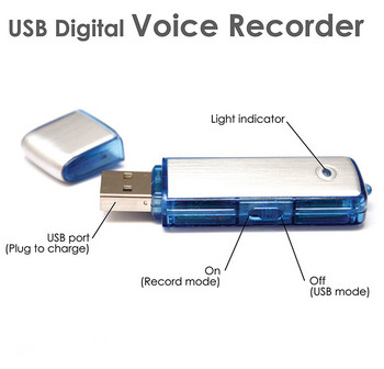 USB флаш устройство Цифров аудио запис на глас писалка 16gb U-диск Професионален диктофон USB рекордер Конферентен мини рекордер