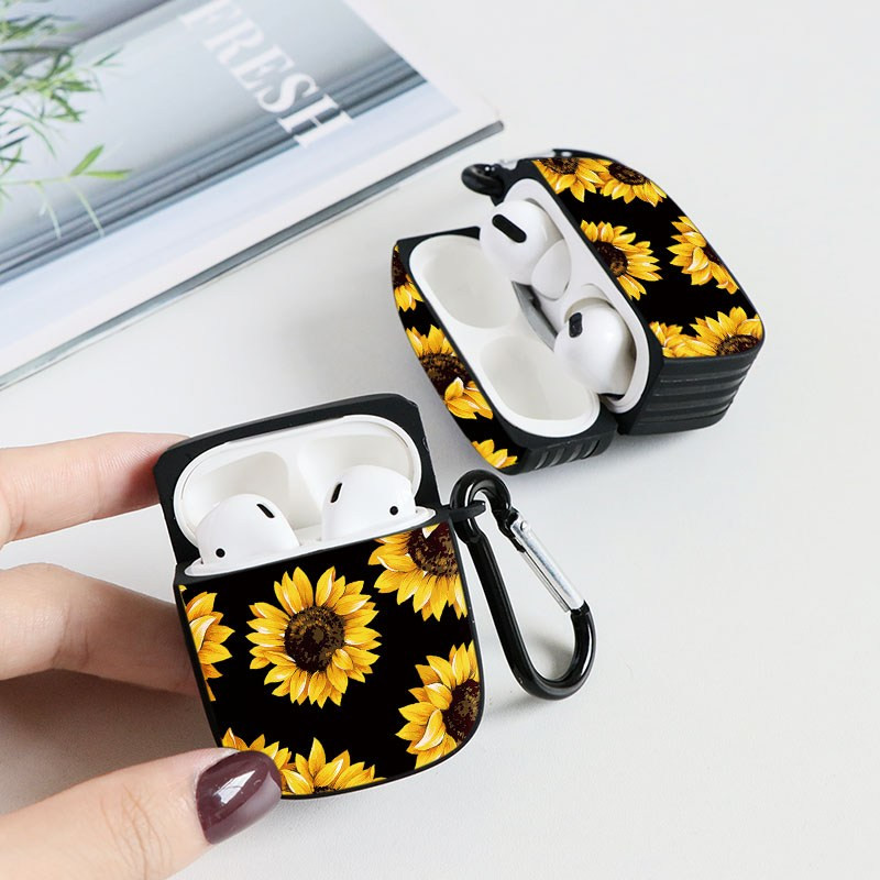 Armas lilleline kõrvaklappide korpus Apple Airpod 2 jaoks 1 Coque For Airpod pro kõrvaklappide ümbris Airpodide jaoks Fundas pehme silikoonist kate Capa