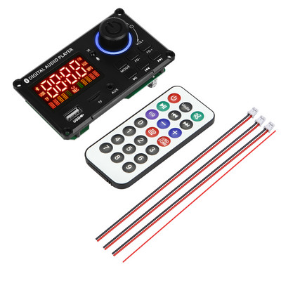 2*50W pastiprinātājs MP3 dekodera plate DC 12V 100W mapju pārslēgšana brīvroku Bluetooth DIY auto MP3 atskaņotājs FM radio AUX TF USB ieraksts