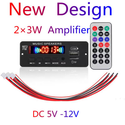 DC 5V/12V Bluetooth MP3 WMA dekoder ploča audio modul USB TF radio bežični FM prijemnik MP3 player 2 x 3W pojačalo za auto