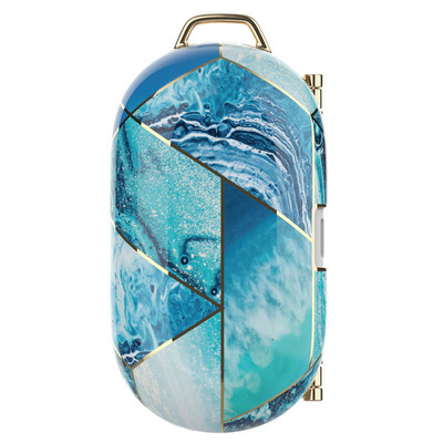 Galvanizuotas marmurinis ausinių dėklas, skirtas Samsung Galaxy Buds Buds Plus spalvingas kietojo kompiuterio belaidžio Bluetooth ausinių apsauginis dangtelis