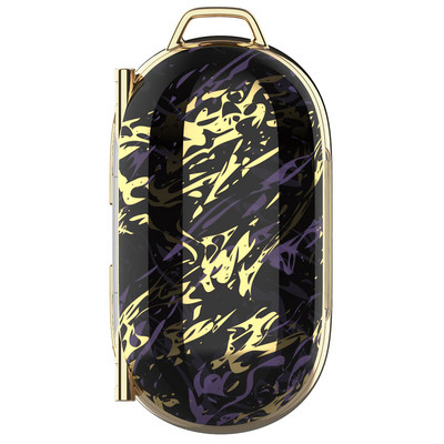 Galvanizuotas marmurinis ausinių dėklas, skirtas Samsung Galaxy Buds Buds Plus spalvingas kietojo kompiuterio belaidžio Bluetooth ausinių apsauginis dangtelis