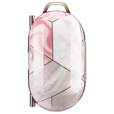 Galvanizuotas marmurinis ausinių dėklas, skirtas Samsung Galaxy Buds Buds Plus spalvingas kietojo kompiuterio belaidžio Bluetooth ausinių apsauginis dangtelis