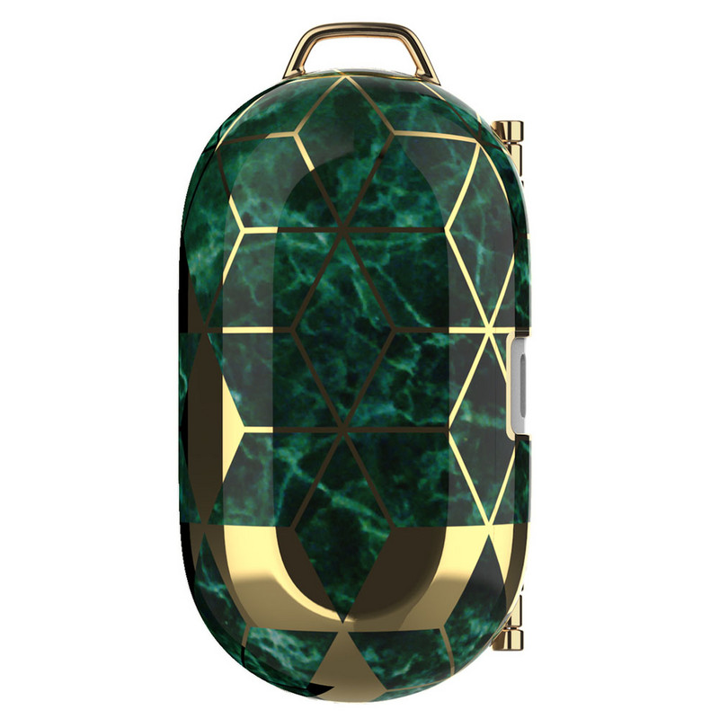 Galvanizuotas marmurinis ausinių dėklas, skirtas Samsung Galaxy Buds Buds Plus spalvingas kietojo kompiuterio belaidžio Bluetooth ausinių apsauginis dangtelis