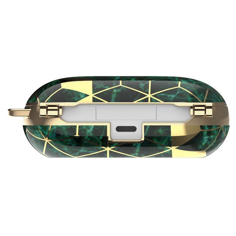 Galvanizuotas marmurinis ausinių dėklas, skirtas Samsung Galaxy Buds Buds Plus spalvingas kietojo kompiuterio belaidžio Bluetooth ausinių apsauginis dangtelis