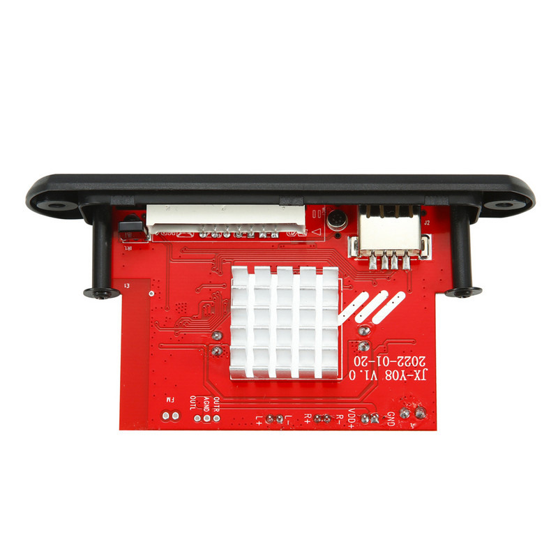 2*60W võimendi 120W DC 8-24V MP3-dekoodri tahvel Kõnede salvestamine Bluetooth5.0 auto MP3-mängija USB-moodul FM kaugjuhtimispuldiga