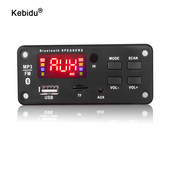 Kebidu Bluetooth MP3 Decodor Placă audio DC 5V 12V Sursă de alimentare USB TF FM Radio MP3 Player pentru difuzor de muzică de mașină + telecomandă