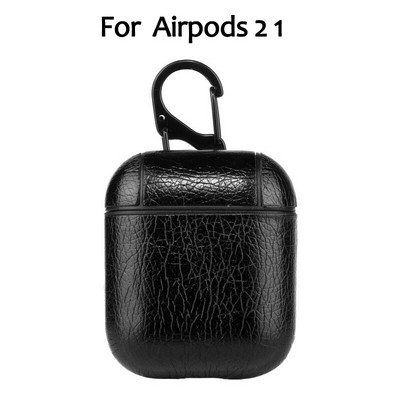 Odinis kabliuko dėklas, skirtas AirPods Pro 2 3 1 Vintage matinis, skirtas Apple Airpods 1-as 2-as prabangus apsauginis saugojimo įkrovimo dėžutės krepšys