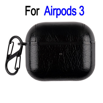 Odinis kabliuko dėklas, skirtas AirPods Pro 2 3 1 Vintage matinis, skirtas Apple Airpods 1-as 2-as prabangus apsauginis saugojimo įkrovimo dėžutės krepšys