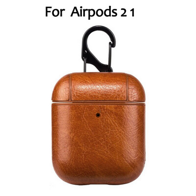 Odinis kabliuko dėklas, skirtas AirPods Pro 2 3 1 Vintage matinis, skirtas Apple Airpods 1-as 2-as prabangus apsauginis saugojimo įkrovimo dėžutės krepšys