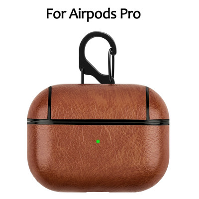 Odinis kabliuko dėklas, skirtas AirPods Pro 2 3 1 Vintage matinis, skirtas Apple Airpods 1-as 2-as prabangus apsauginis saugojimo įkrovimo dėžutės krepšys