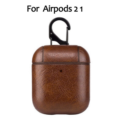 Odinis kabliuko dėklas, skirtas AirPods Pro 2 3 1 Vintage matinis, skirtas Apple Airpods 1-as 2-as prabangus apsauginis saugojimo įkrovimo dėžutės krepšys
