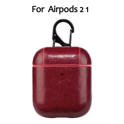 Odinis kabliuko dėklas, skirtas AirPods Pro 2 3 1 Vintage matinis, skirtas Apple Airpods 1-as 2-as prabangus apsauginis saugojimo įkrovimo dėžutės krepšys