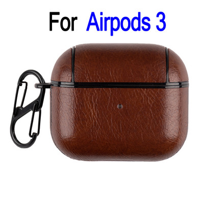 Odinis kabliuko dėklas, skirtas AirPods Pro 2 3 1 Vintage matinis, skirtas Apple Airpods 1-as 2-as prabangus apsauginis saugojimo įkrovimo dėžutės krepšys