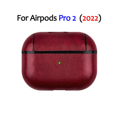 Odinis kabliuko dėklas, skirtas AirPods Pro 2 3 1 Vintage matinis, skirtas Apple Airpods 1-as 2-as prabangus apsauginis saugojimo įkrovimo dėžutės krepšys
