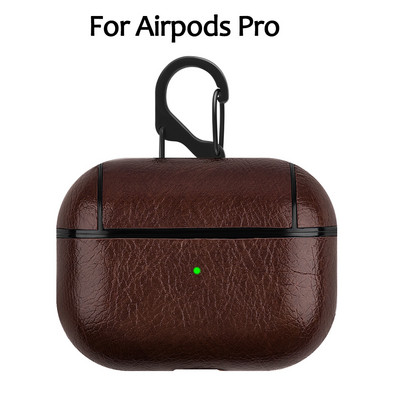Odinis kabliuko dėklas, skirtas AirPods Pro 2 3 1 Vintage matinis, skirtas Apple Airpods 1-as 2-as prabangus apsauginis saugojimo įkrovimo dėžutės krepšys
