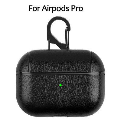 Odinis kabliuko dėklas, skirtas AirPods Pro 2 3 1 Vintage matinis, skirtas Apple Airpods 1-as 2-as prabangus apsauginis saugojimo įkrovimo dėžutės krepšys