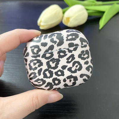 Husă cu model zebră leopard pentru AirPods Pro 2 Huse pentru căști Husă rigidă pentru cutie de încărcare fără fir pentru AirPod 2 3 Carcasă netedă pentru Air Pods