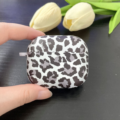 Husă cu model zebră leopard pentru AirPods Pro 2 Huse pentru căști Husă rigidă pentru cutie de încărcare fără fir pentru AirPod 2 3 Carcasă netedă pentru Air Pods