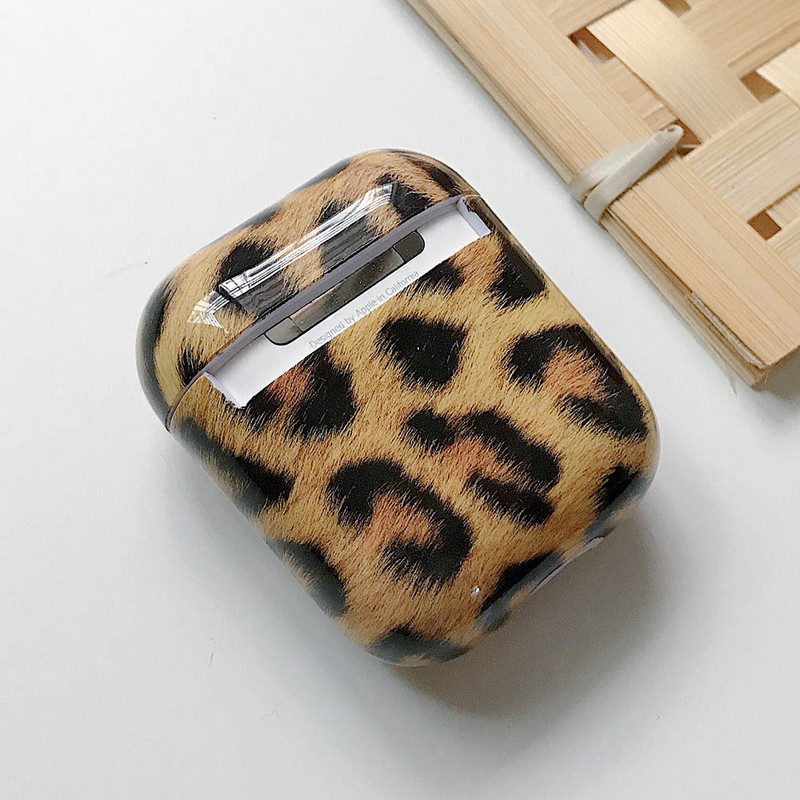 Husă cu model zebră leopard pentru AirPods Pro 2 Huse pentru căști Husă rigidă pentru cutie de încărcare fără fir pentru AirPod 2 3 Carcasă netedă pentru Air Pods