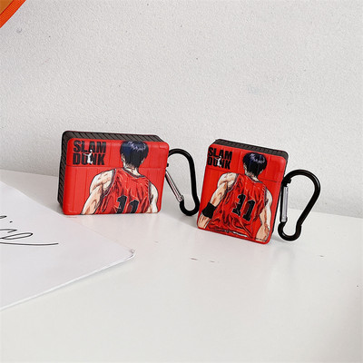 Θήκη ακουστικών Slam Dunk Mitsui Kotobuki Miyagi Ryota για Apple AirPods 1 2 3 Ασύρματο ακουστικό bluetooth Βαλίτσα Κάλυμμα κινουμένων σχεδίων