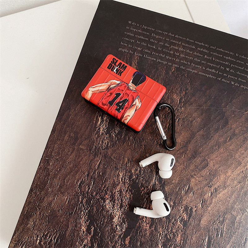 Slam Dunk Mitsui Kotobuki Miyagi Ryota Husă pentru căști pentru Apple AirPods 1 2 3 Căști fără fir bluetooth Husă de desene animate