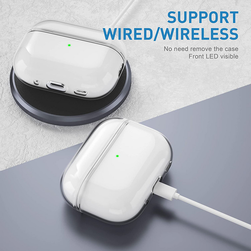 Μαλακό κάλυμμα θήκης TPU για Apple Airpods Pro 2 3 2022 Pro2 Air Pods 1 Airpods3 Αξεσουάρ προστασίας σιλικόνης 2ης 3ης γενιάς