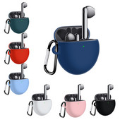 Huawei Freebuds 4 tokhoz, szilikon fülhallgatótokhoz Huawei Freebuds 4 Freebuds 4 Freebuds 4 tokhoz, horoggal ellátott védőburkolat