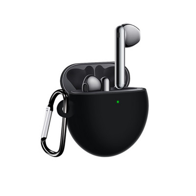 Huawei Freebuds 4 tokhoz, szilikon fülhallgatótokhoz Huawei Freebuds 4 Freebuds 4 Freebuds 4 tokhoz, horoggal ellátott védőburkolat