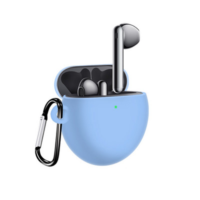 Huawei Freebuds 4 tokhoz, szilikon fülhallgatótokhoz Huawei Freebuds 4 Freebuds 4 Freebuds 4 tokhoz, horoggal ellátott védőburkolat