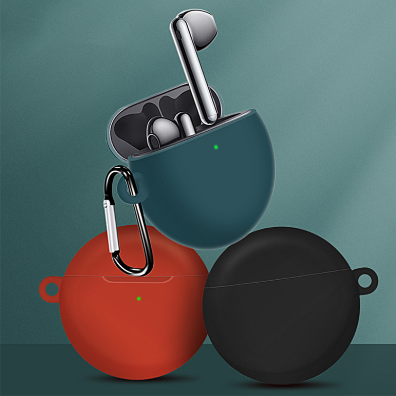 Huawei Freebuds 4 tokhoz, szilikon fülhallgatótokhoz Huawei Freebuds 4 Freebuds 4 Freebuds 4 tokhoz, horoggal ellátott védőburkolat