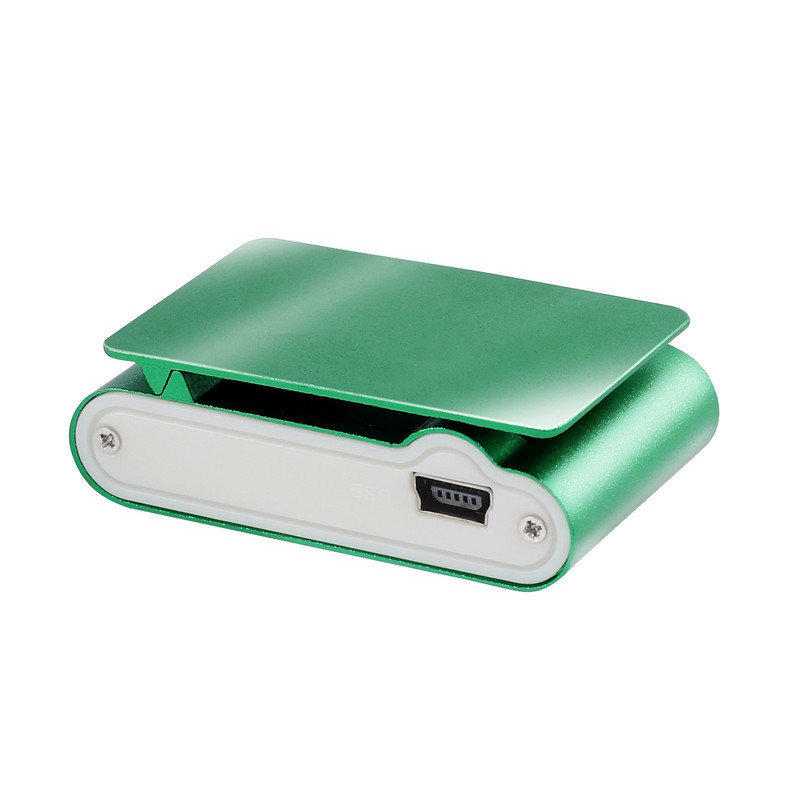 Carcasa metalica Mini USB Clip Player Mp3 Ecran LCD Suport mufa stereo de 3,5 mm Suport card Micro Sd Tf de 32 gb Limba Engleza Chineza