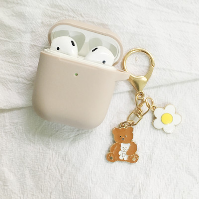Για Apple AirPods Pro2 3η θήκη Korea Cute Bear Cartoon Θήκη αέρα 3 πολυτελή μπρελόκ λουλούδι Ακουστικά σιλικόνης κάλυμμα airpods 2