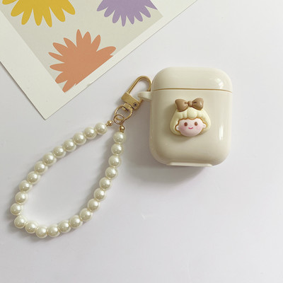 Για Apple AirPods Pro2 3η θήκη Korea Cute Bear Cartoon Θήκη αέρα 3 πολυτελή μπρελόκ λουλούδι Ακουστικά σιλικόνης κάλυμμα airpods 2